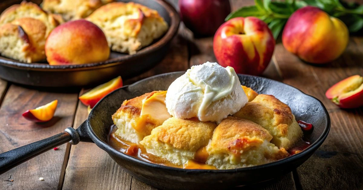 peach cobbler with cake mix