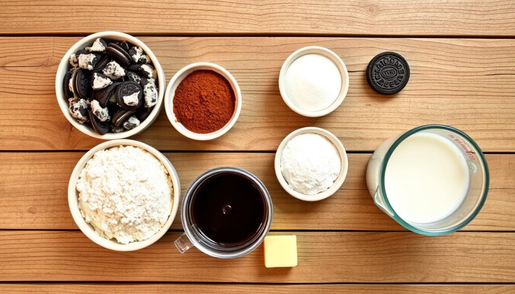 Oreo mug cake ingredients