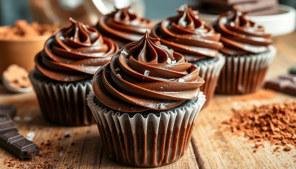 Sourdough Chocolate Cupcakes