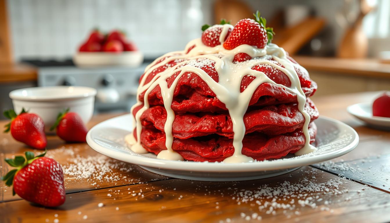 easy red velvet funnel cake recipe using box cake mix