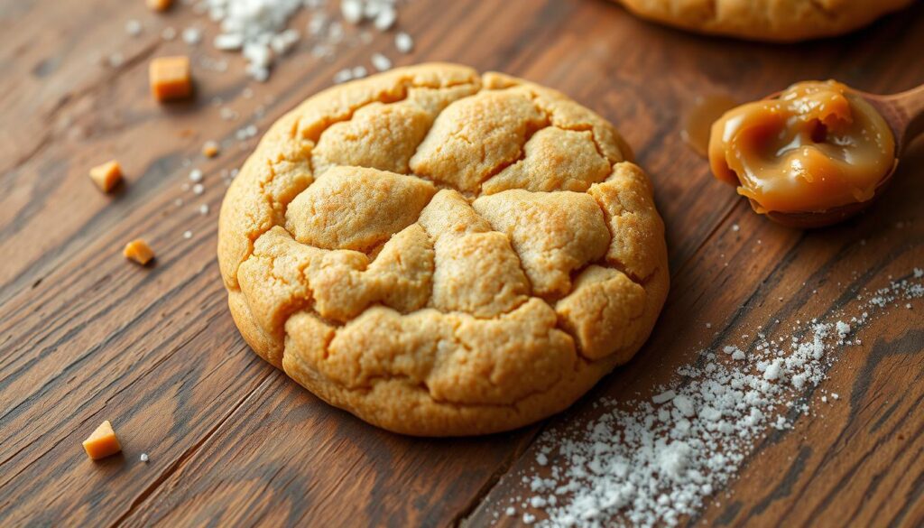 homemade peanut butter cookie