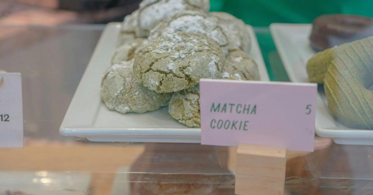 matcha cookies