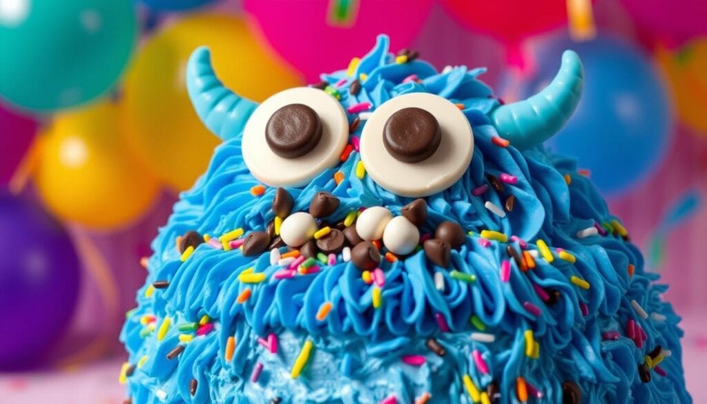 blue monster cake