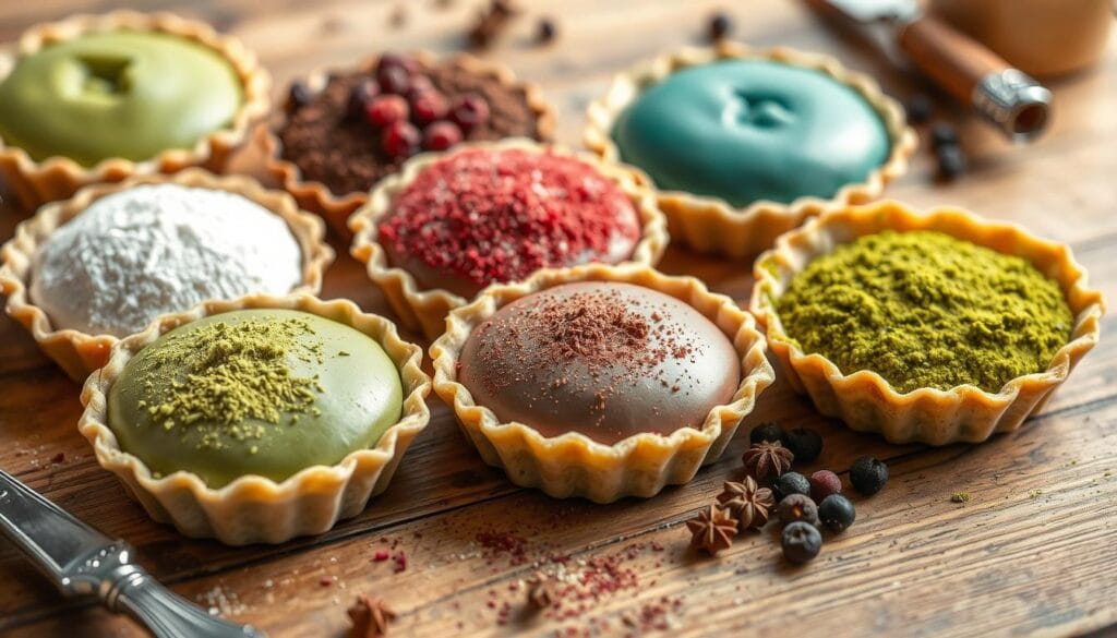 flavored pie crusts