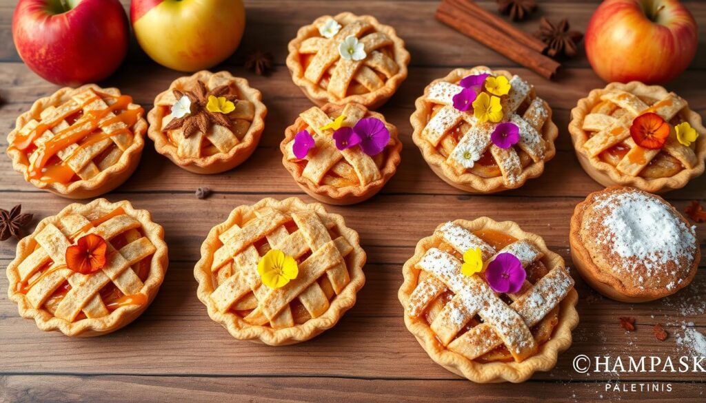 mini apple pie decorations