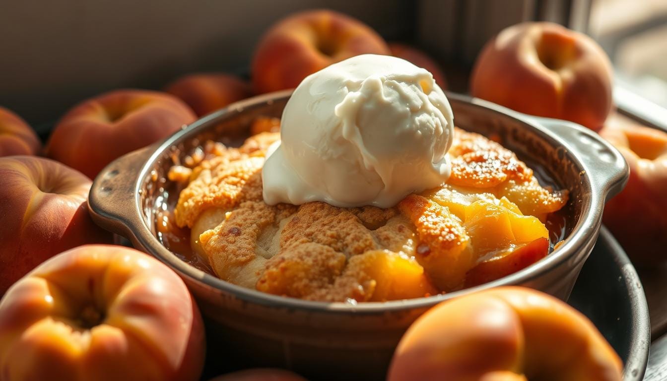 peach cobbler with cake mix