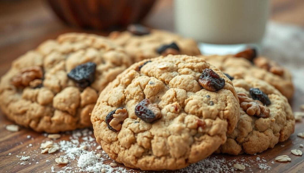 soft and chewy oatmeal cookies