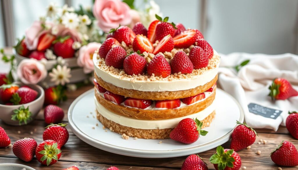 strawberry cake recipe