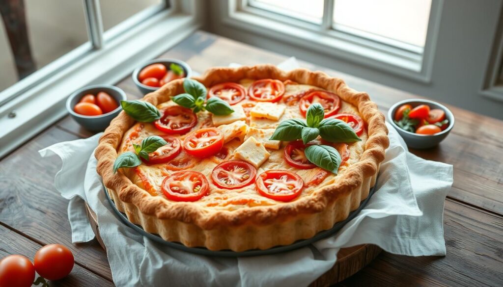 tomato pie serving