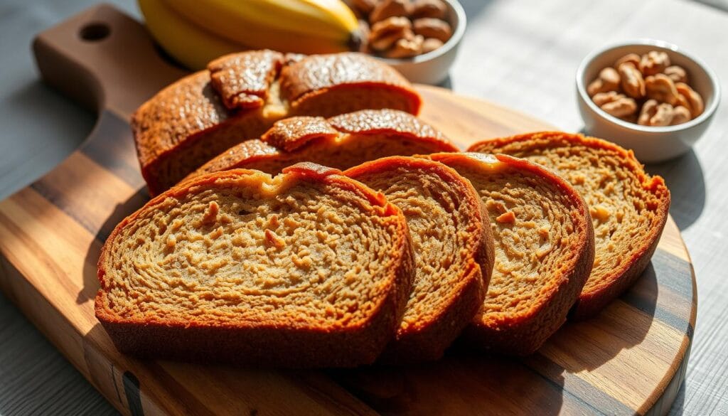 Banana bread slices