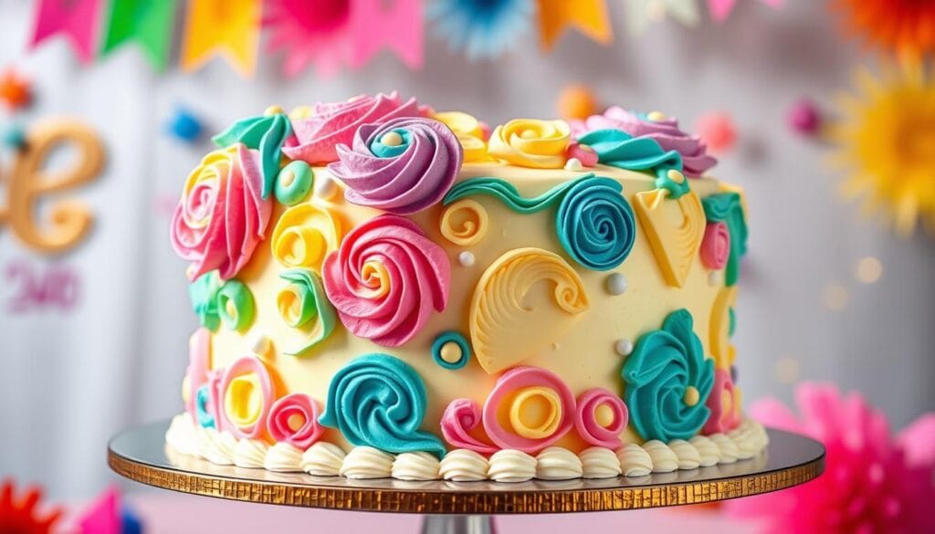 Buttercream Cake Piping Techniques