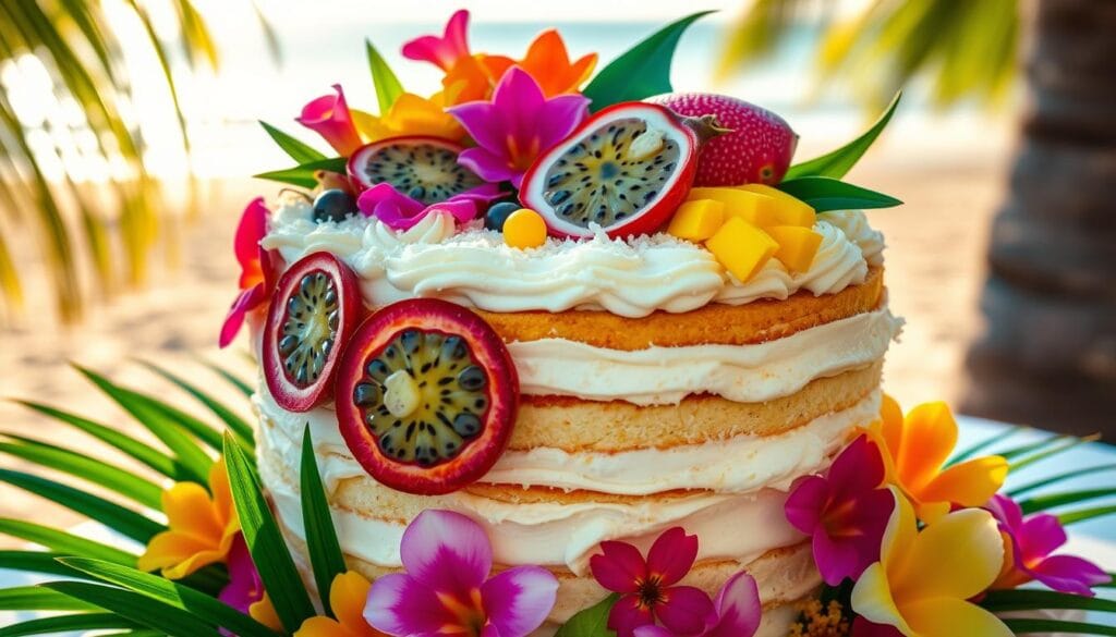 Exotic Tropical Cake Flavors