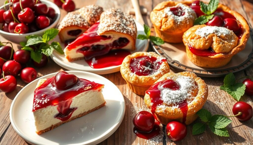 baking recipes using cherry compote