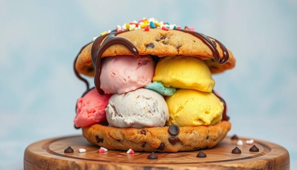 ice cream cookie sandwich