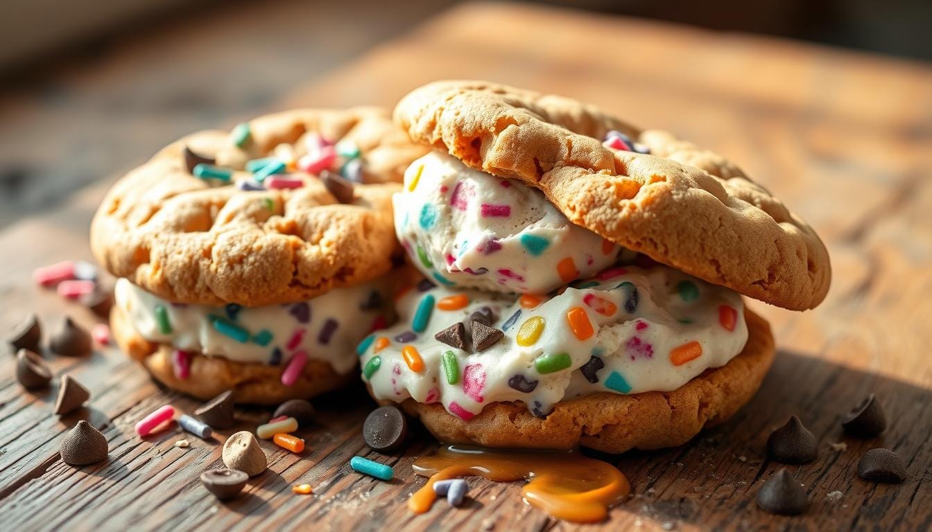 ice cream cookie sandwich