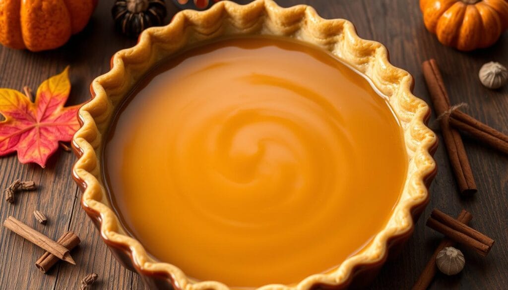 Caramel Base Layer for Pumpkin Pie