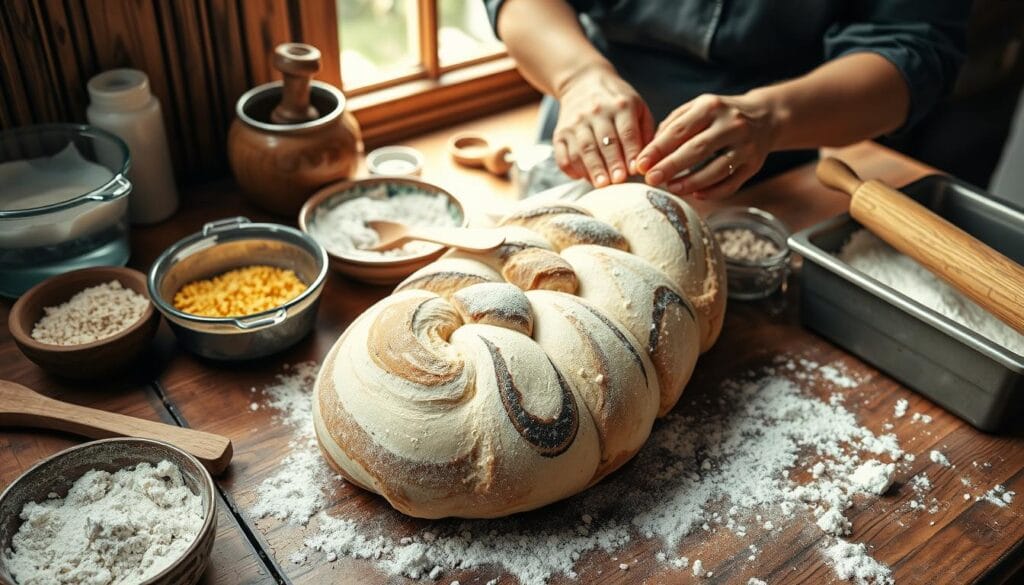 Marble Rye Bread Preparation