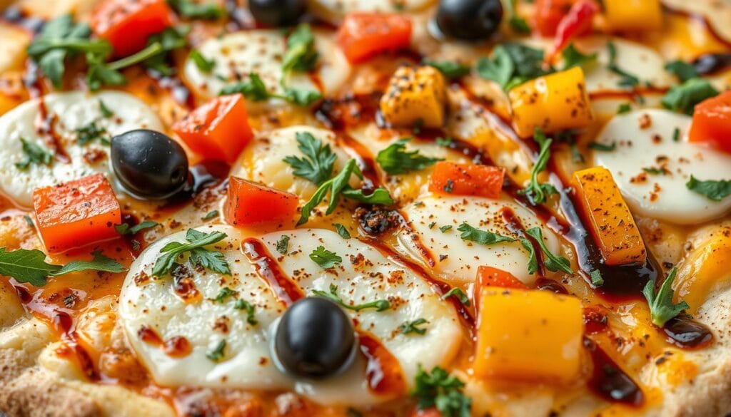 Lavash Pizza Appetizer Toppings