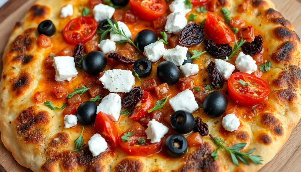 Mediterranean Lavash Pizza Variations